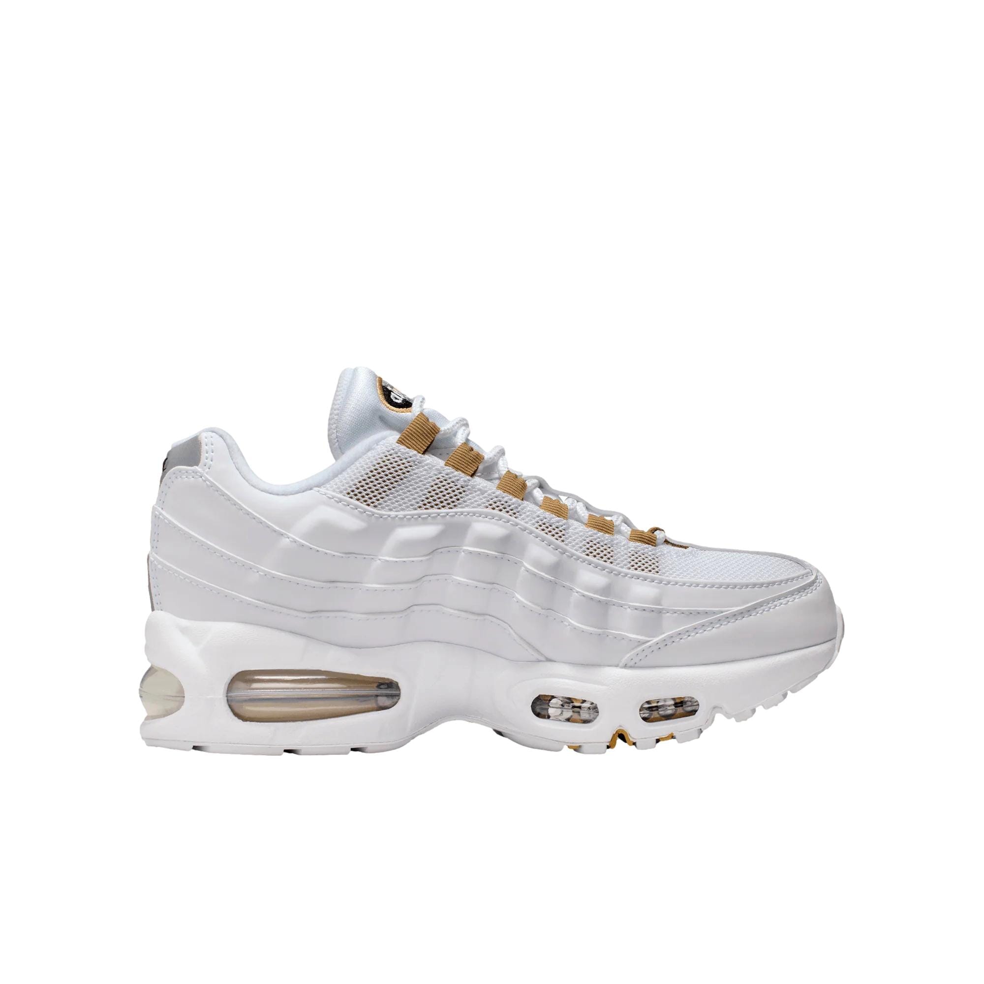 Nike Air Max 95 BB LTR White / Metallic Gold - Black  II4130-102 Grade-School