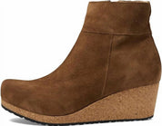 Women's Papillio Ebba Wedge Bootie In Dark Tea