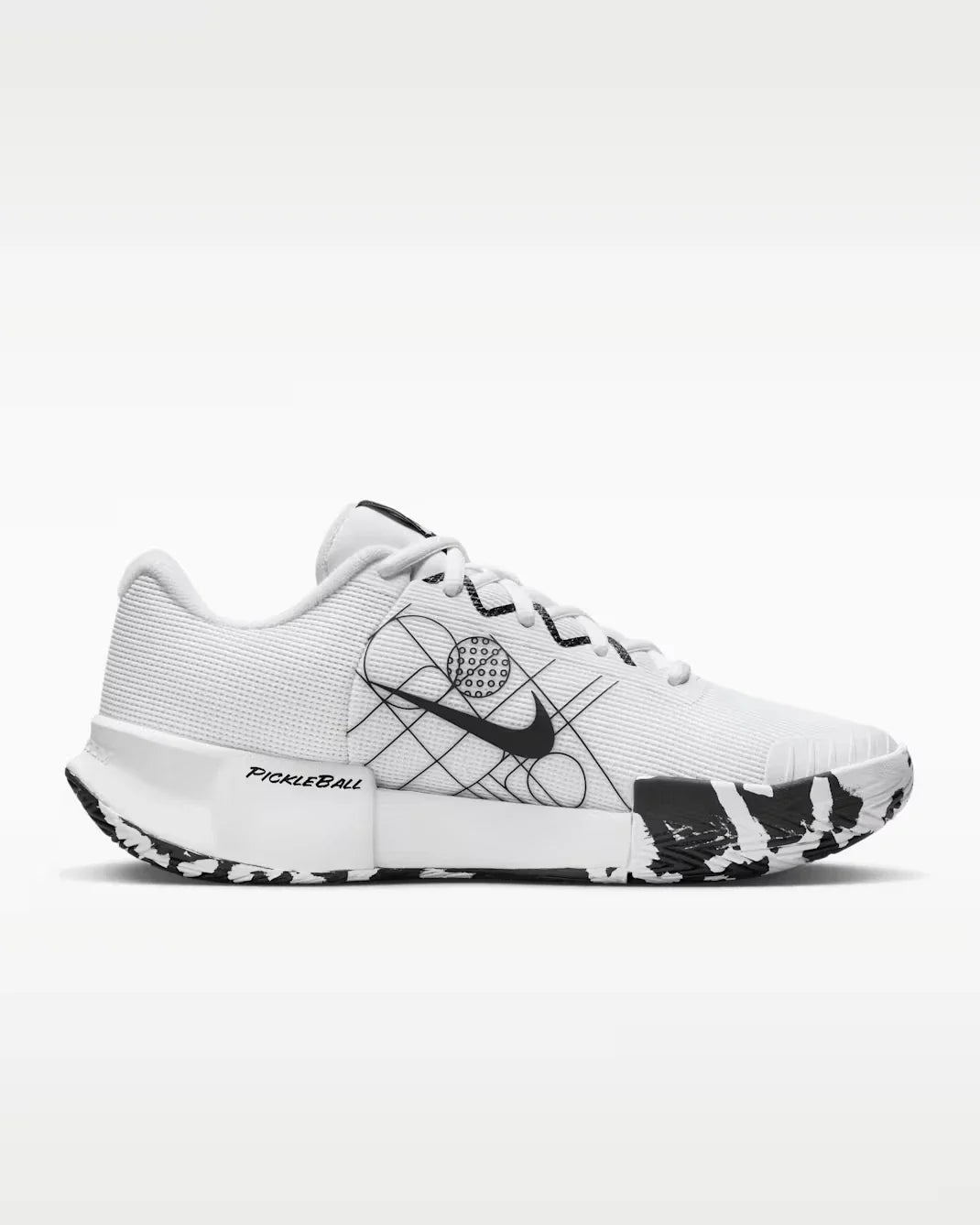 Nike Zoom Challenge FQ4155-100 Sneakers Women's White Pickleball Shoes SHOP357