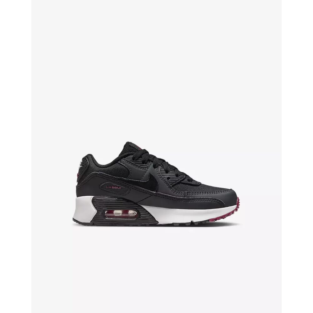 Pre-School Nike Air Max 90 Leather Anthracite/Black-Team Red CD6867-022