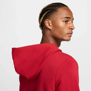 Nike Kobe Hoodie Men's Red French Terry Dri-FIT Pullover Activewear JAX761