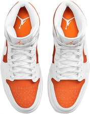 Women's Air Jordan 1 Mid Se Shoes In Bright Citrus