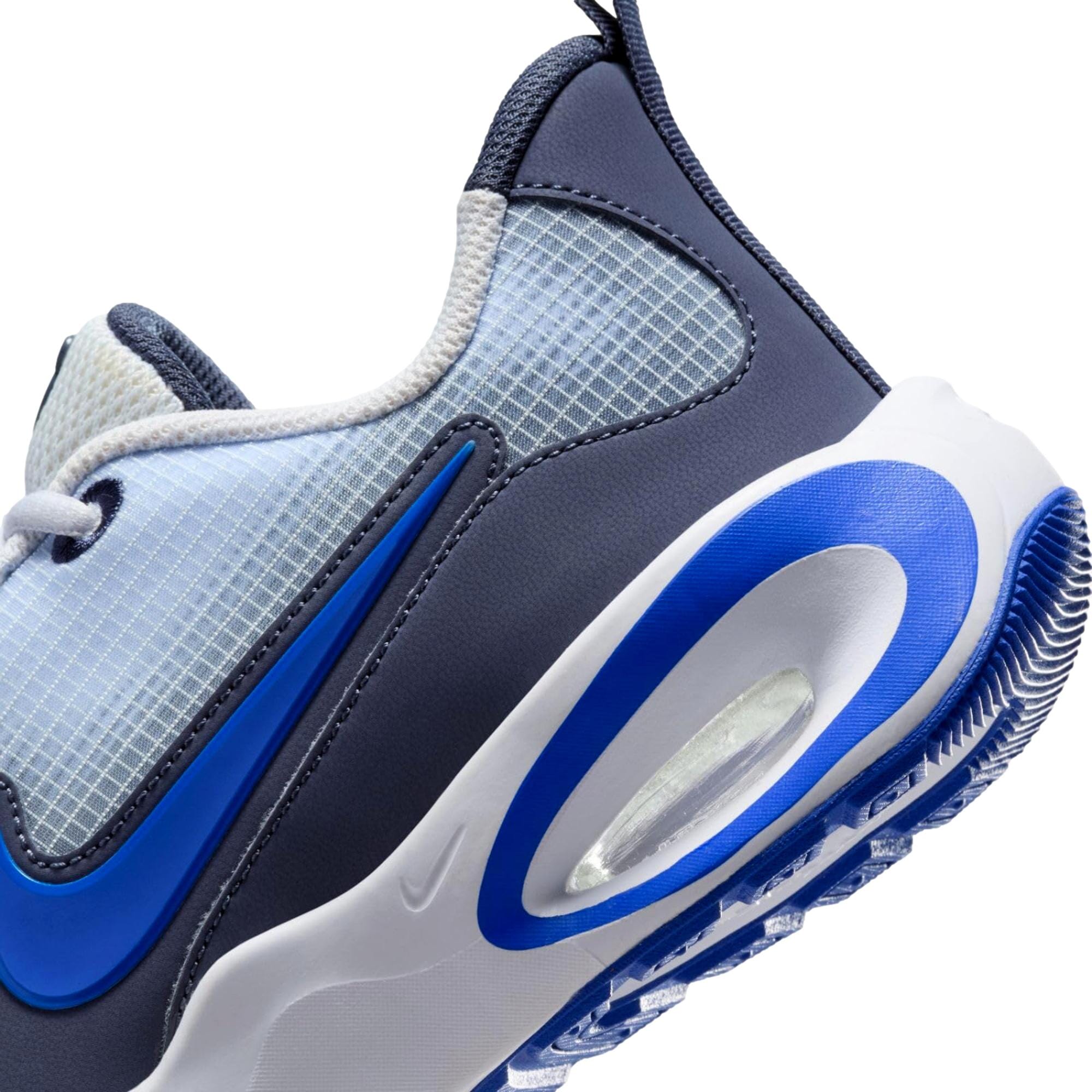 Nike Air Max Nova Football Grey/ Hyper Royal/Thunder Blue  FN4446-003 Grade-School