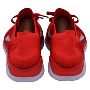 Nike Free RN Flyknit Sneakers in Red Bright Crimson Polyester
