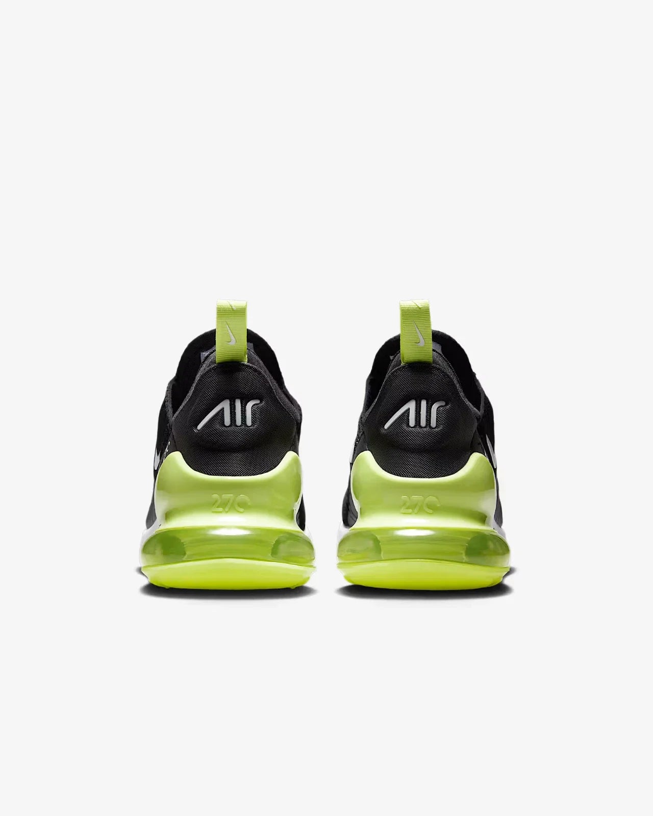 Men's Nike Air Max 270 AH8050-703 Sneakers Black White Athletic Shoes TF7651
