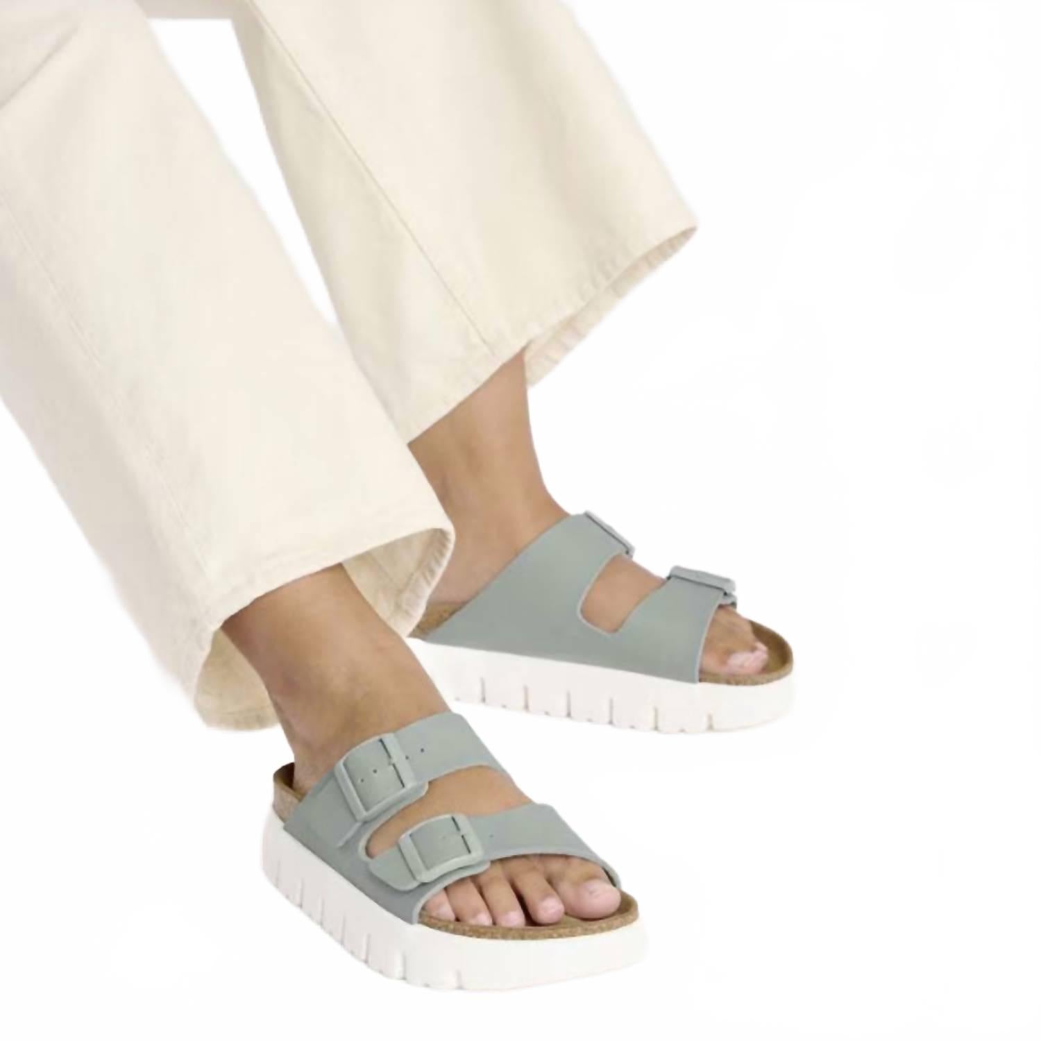 Arizona Chunky Platform Sandals In Pure Sage