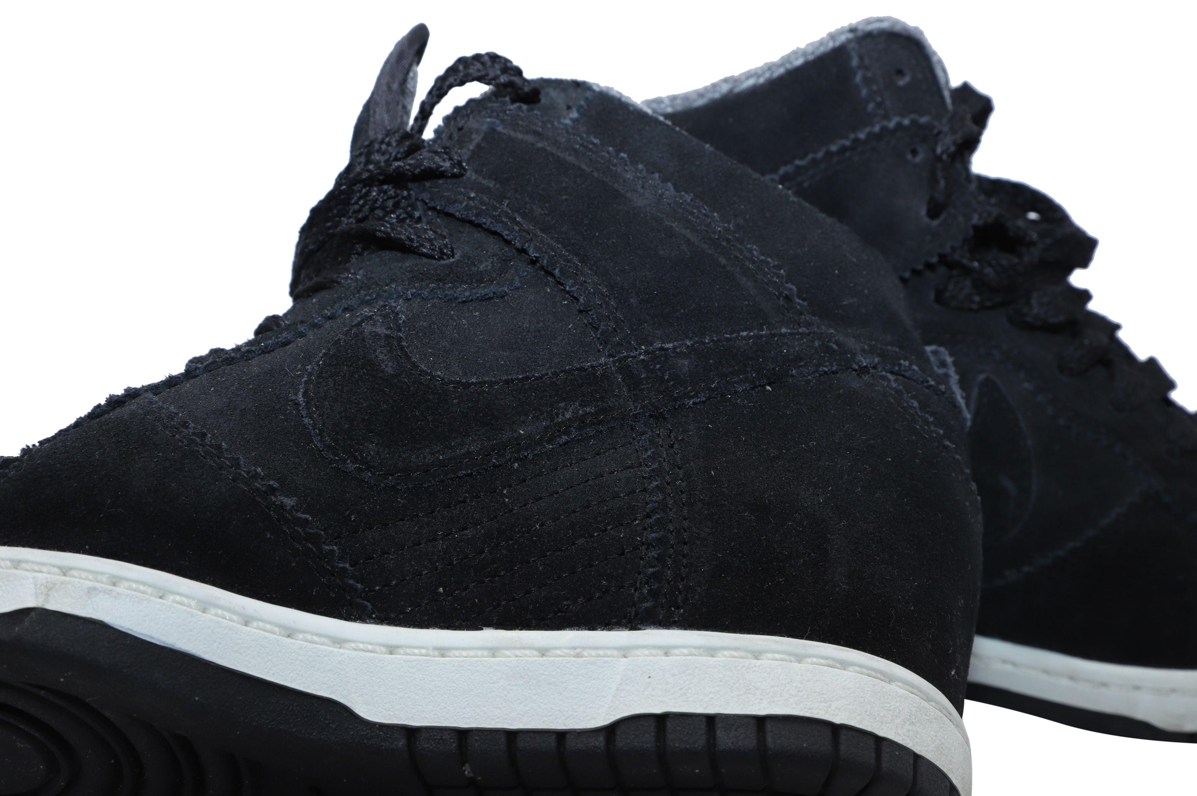 Nike Dunk Sky Hi Sneakers in Black Gum Leather