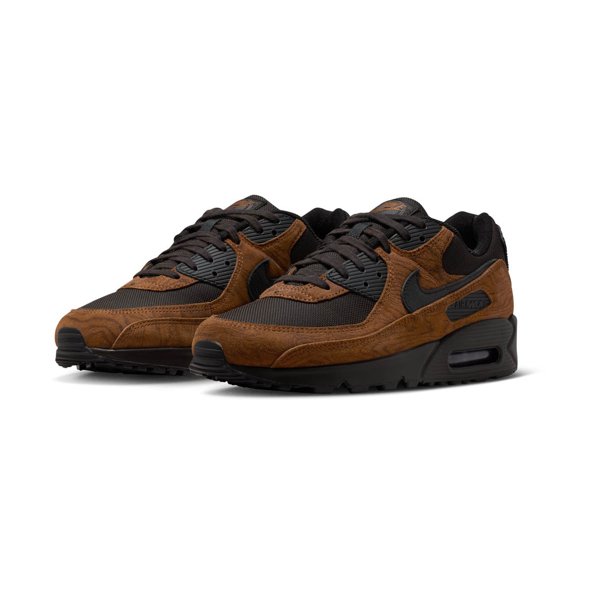 Nike Air Max 90 Premium 'Light British Tan Velvet Brown' Men's Shoes