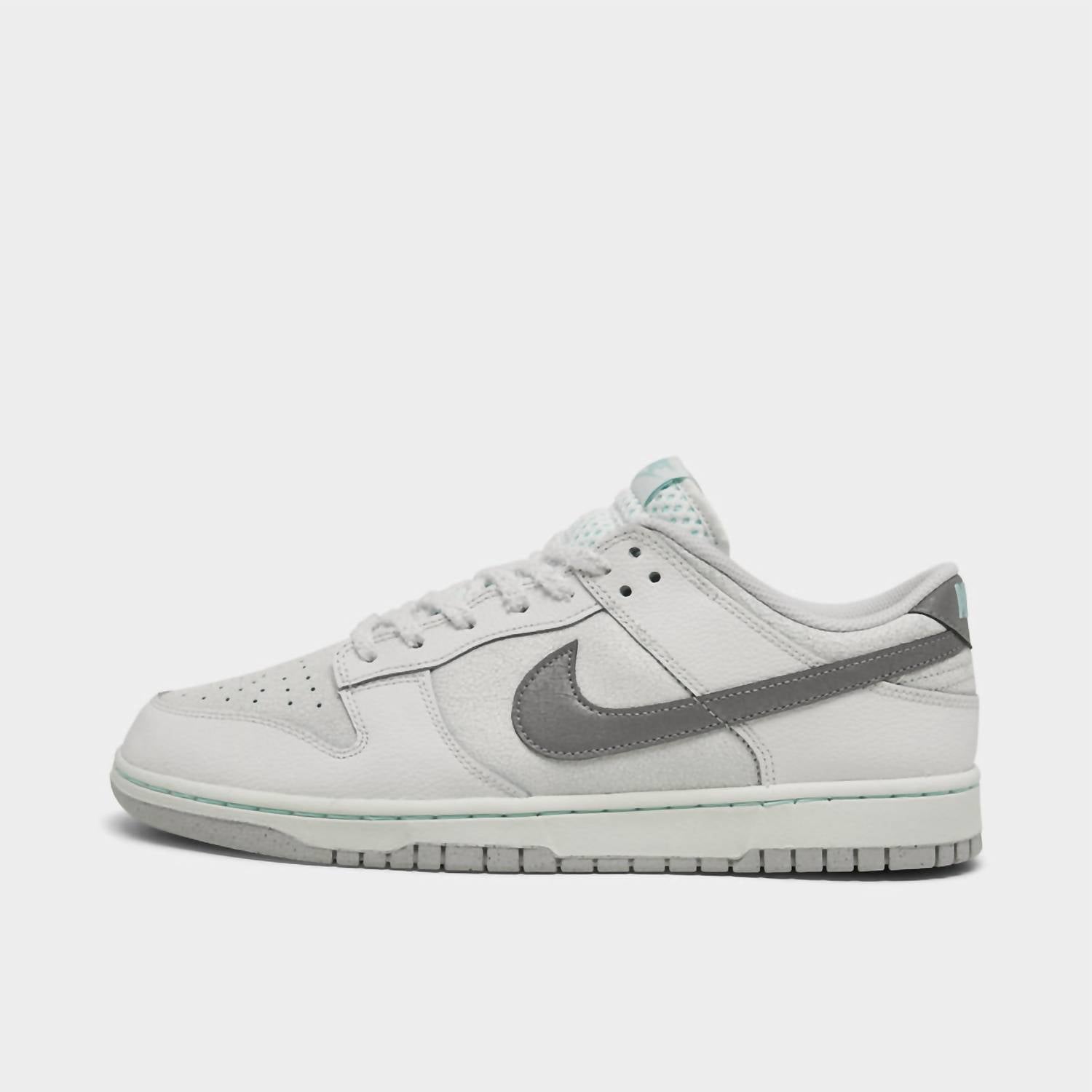 Men's Dunk Low Retro Se Shoes In Glacier Ice/metallic Silver/summit White