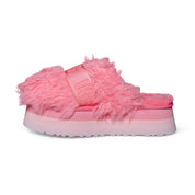 UGG Fluff Momma Sugar Slide Pink Jasmine Slippers - Women's