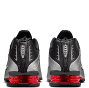Nike Shox R4 AR3565-011 Sneakers Women's Black Metallic Trainer Shoes SHOP408