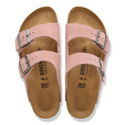 Women's Arizona Suede Leather Sandal In Pink Clay