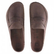 Men's Naples Natural Leather Oiled Clogs - Regular Fit In Habana