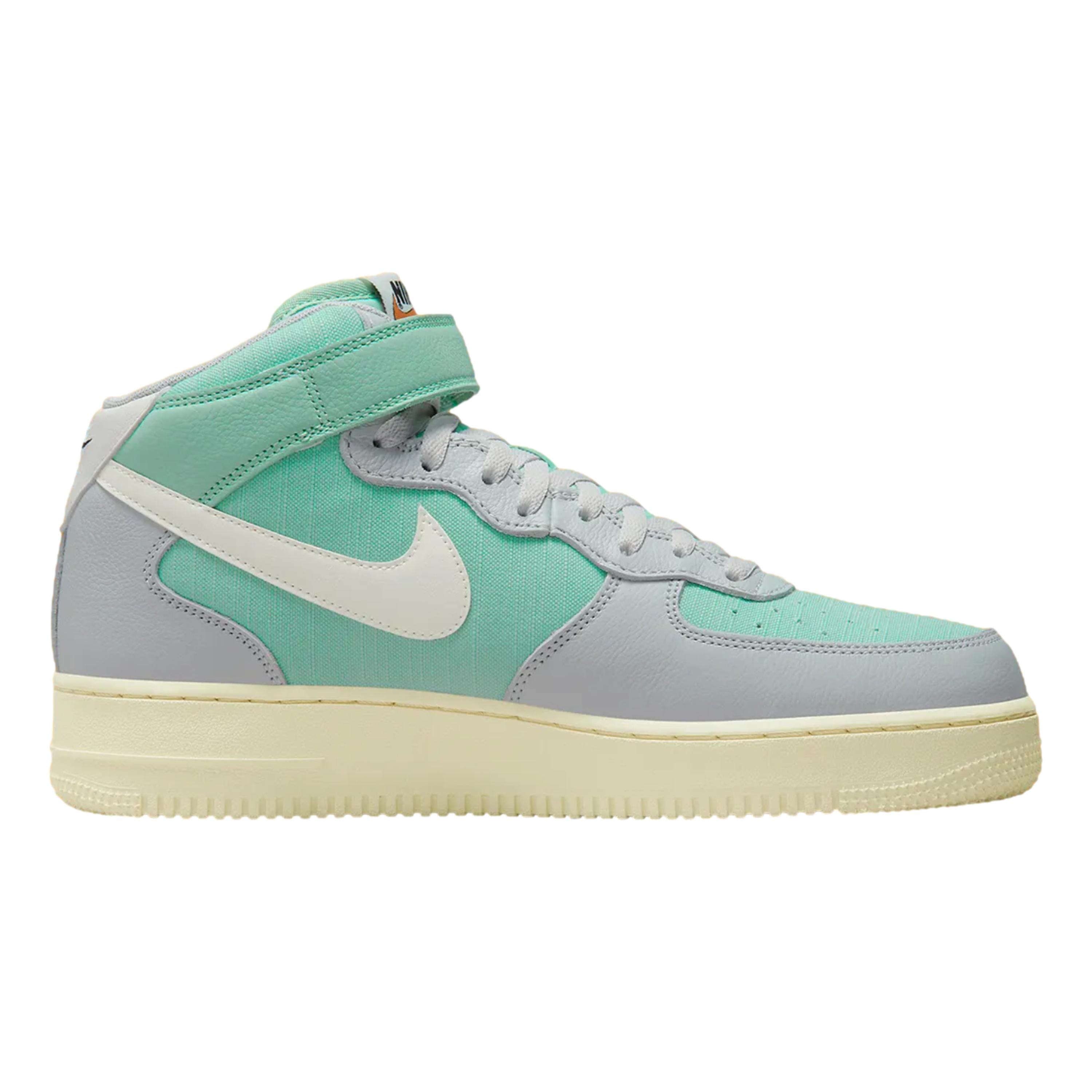 Men's Nike Air Force 1 Mid '07 LX Grey Fog/Sail-Enamel Green DQ8766-002