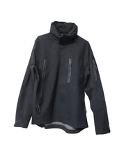 Nike High Neck Windbreaker in Black Polyester