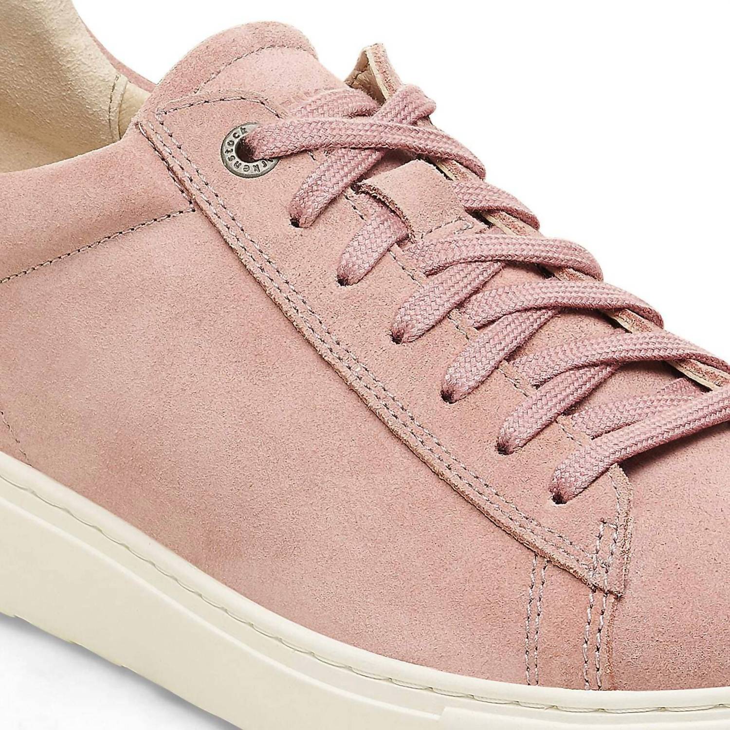 Womne's Bend Low Suede Leather Sneakers - Narrow In Pink Clay