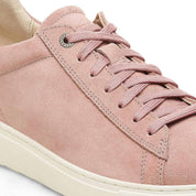 Womne's Bend Low Suede Leather Sneakers - Narrow In Pink Clay