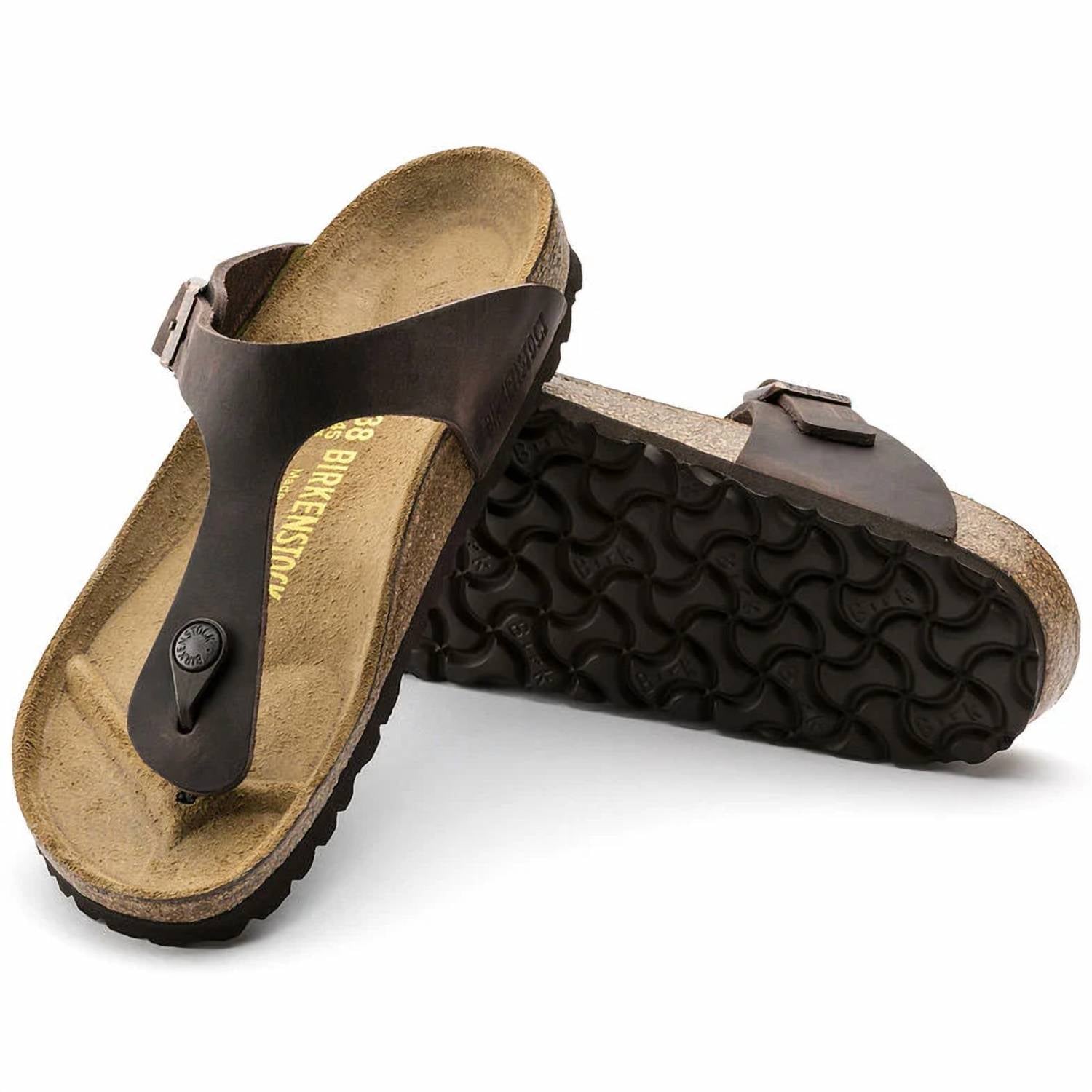 Women's Gizeh Oiled Leather Sandal In Habana