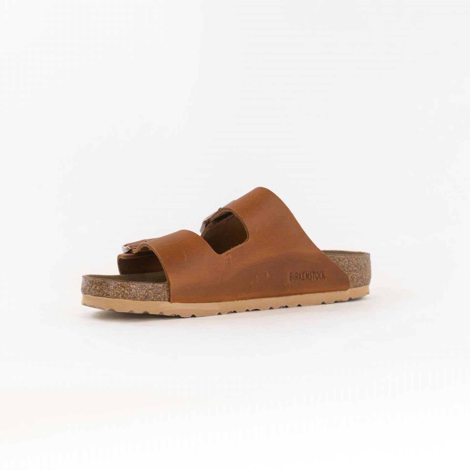 Men's Arizona Sandal In Antique Pull Cognac