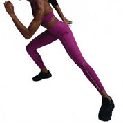 High Waist Pocket Tight In Hot Fuchsia