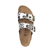 Women's Arizona Sandal In Black/white Floral