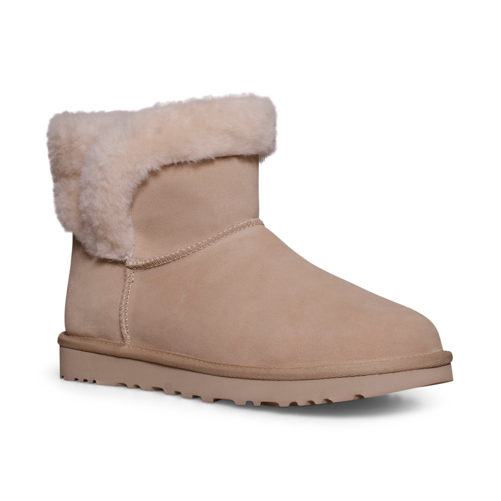 UGG Saniya Shearling Mini Sawdust Boots - Women's