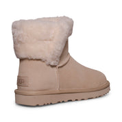 UGG Saniya Shearling Mini Sawdust Boots - Women's