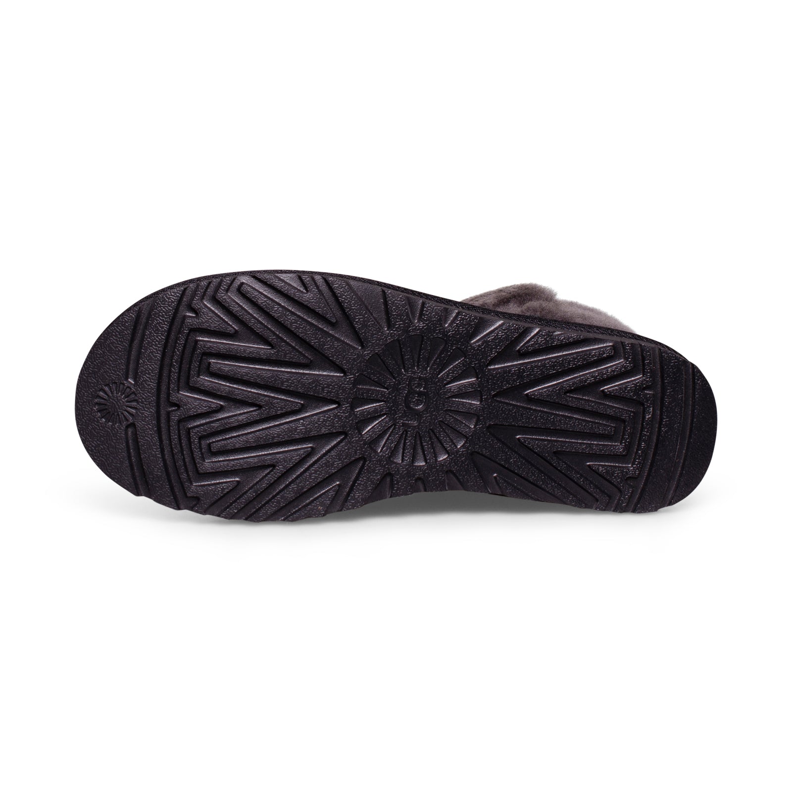 UGG Saniya Shearling Mini Black Boots - Women's