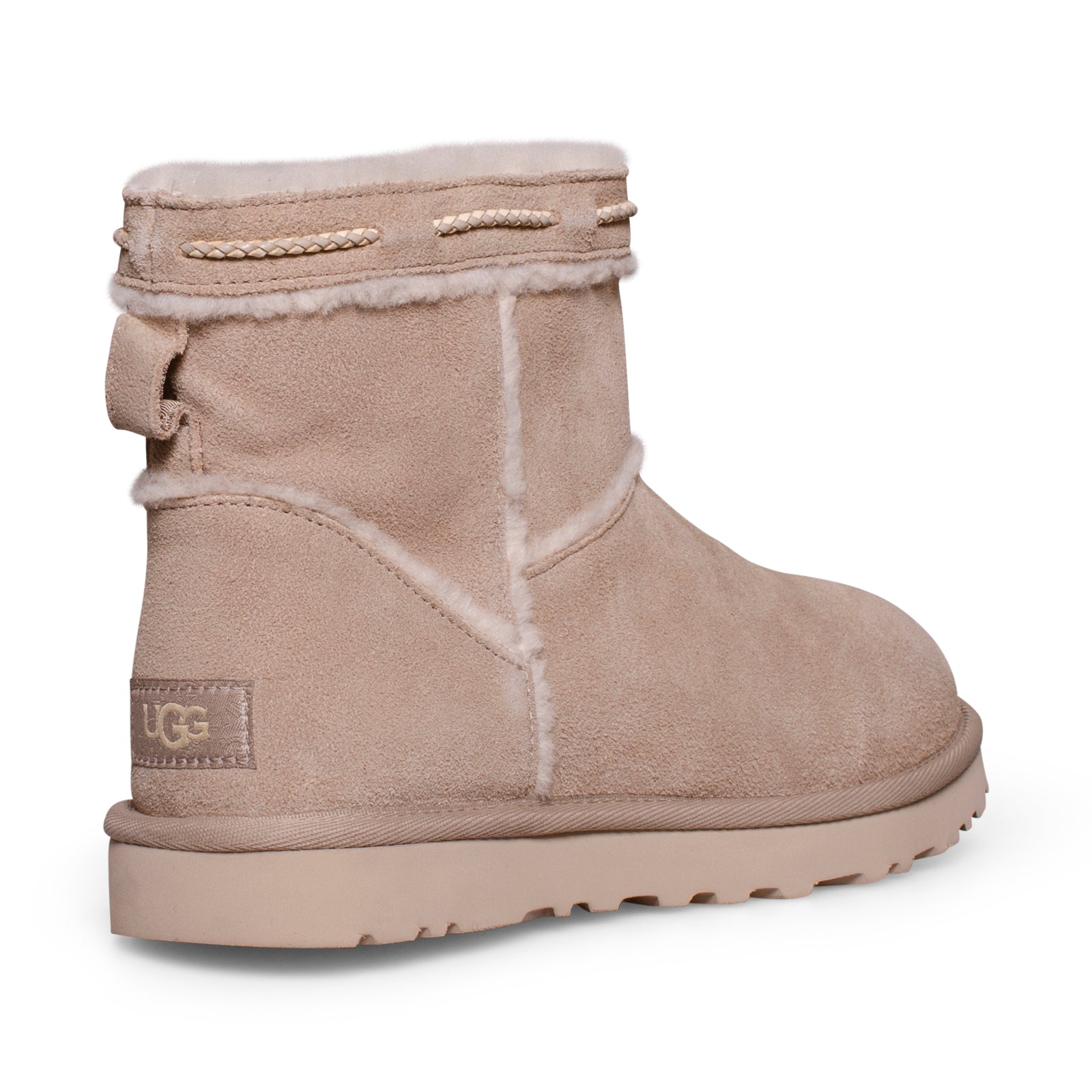 UGG Classic Mini Shearling Braid Dune Boots - Women's
