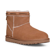 UGG Classic Mini Shearling Braid Chestnut Boots - Women's