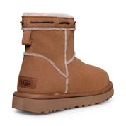UGG Classic Mini Shearling Braid Chestnut Boots - Women's