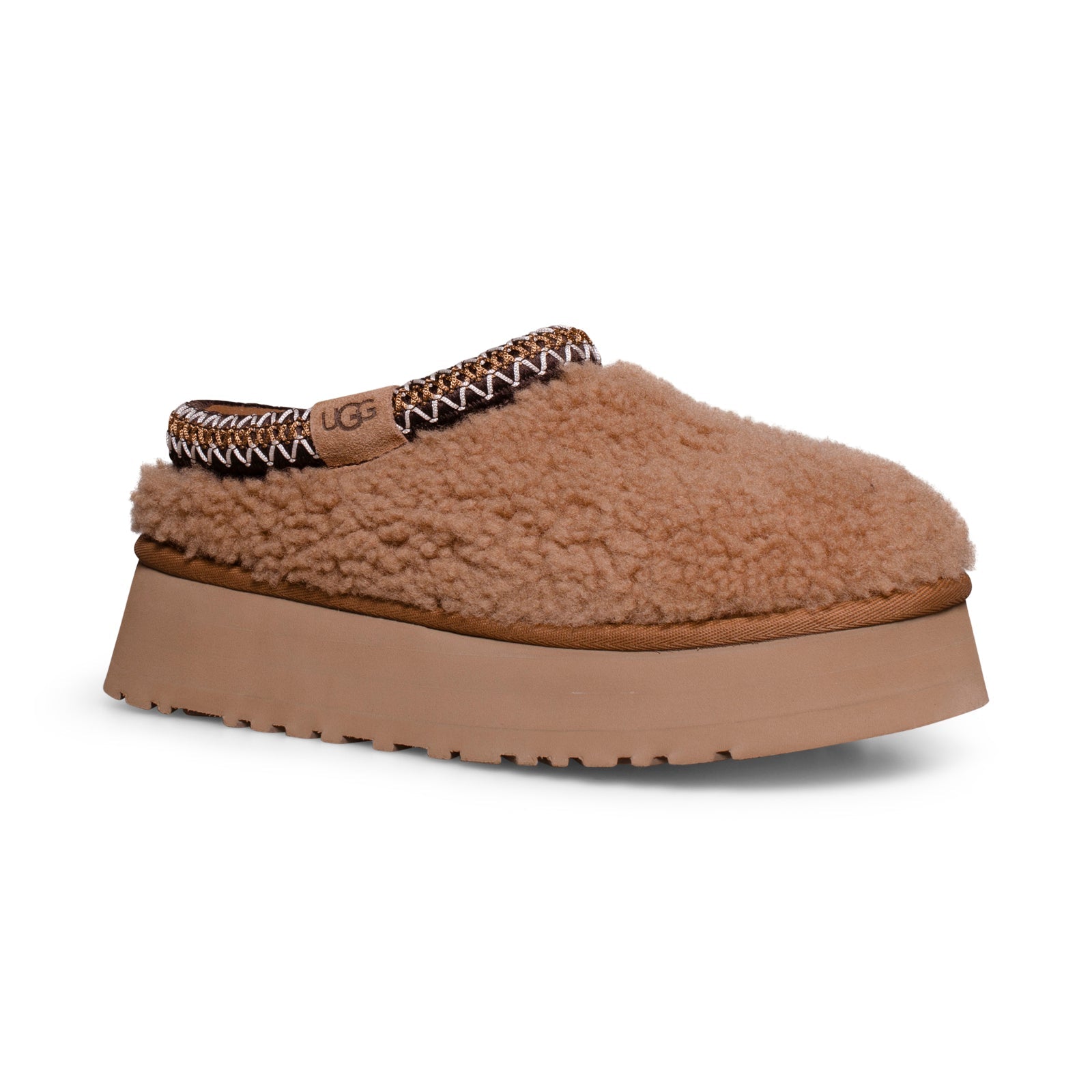 UGG Maxi Curly Tazz Chestnut Slippers - Women's