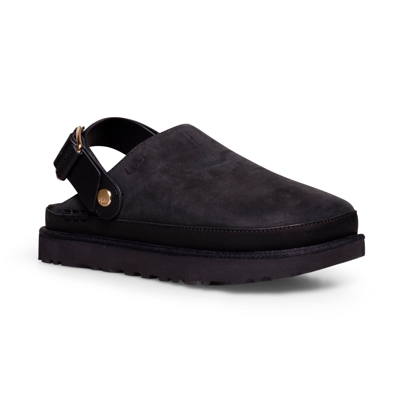 UGG Goldenstar Villa Clog Black Sandals - Women's