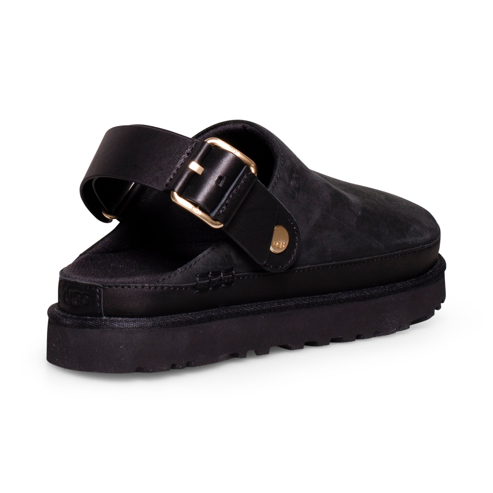 UGG Goldenstar Villa Clog Black Sandals - Women's