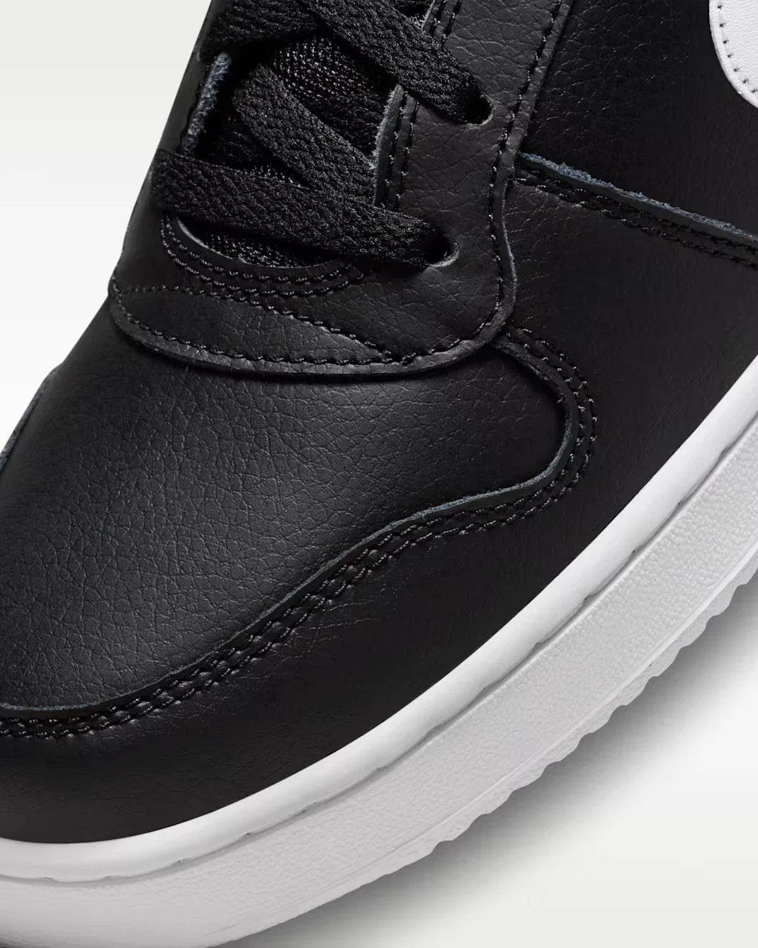 Nike Ebernon Mid AQ1773-002 Sneakers Men's Black White Lifestyle Shoes SHOP390