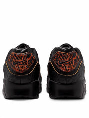 Men's Air Max 90 Lava Shoes In Black/black Magma Orange Laser Orange