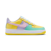 Grade School Nike Air Force 1 Yellow Pulse/Pink Foam-Hydrangeas