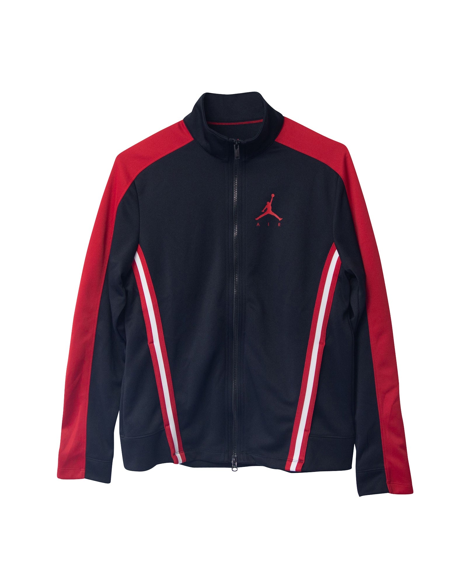 Nike x Air Jordan Jumpman Track Jacket in Red and Black Polyester