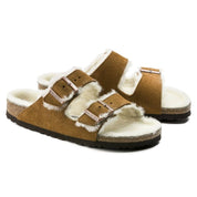 Unisex Arizona Fur Shearling Sandal In Mink
