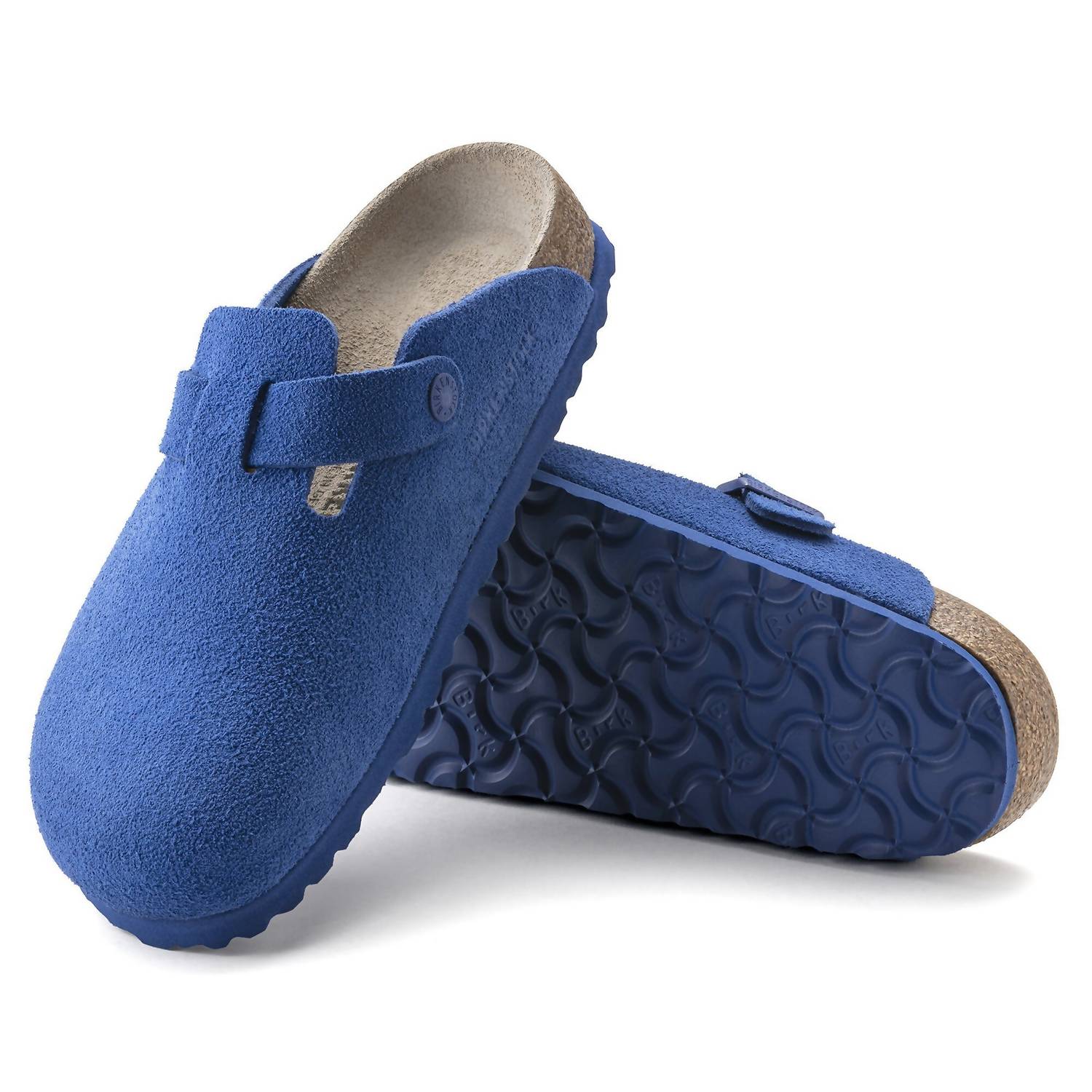 Men's Boston Suede Leather In Ultra Blue