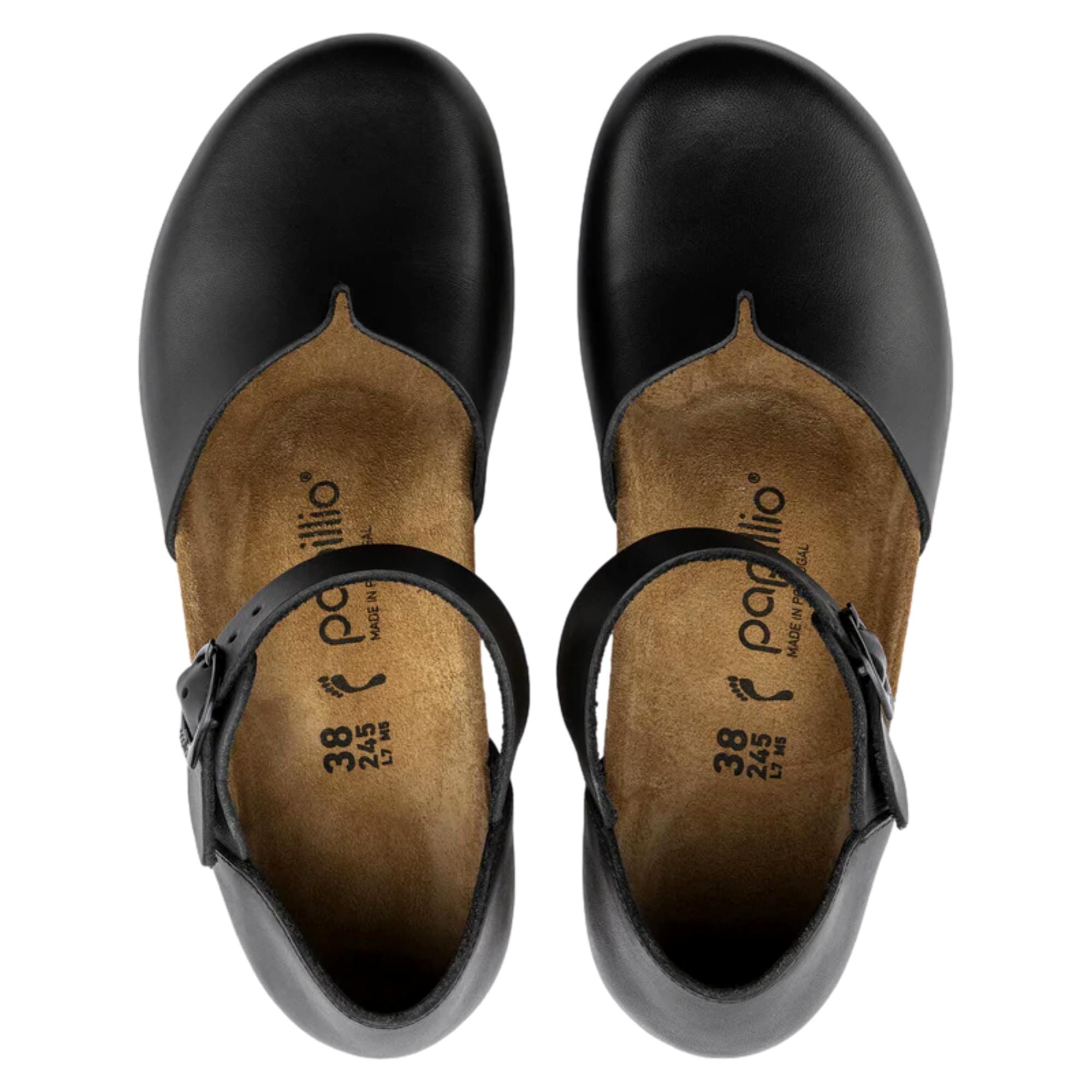 Women's Birkenstock Mary Ring-Buckle Black 1018523