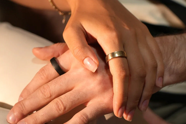 RingConn Gen 2 Smart Ring 75% Pure Gold - Size 9 (Rose Gold)