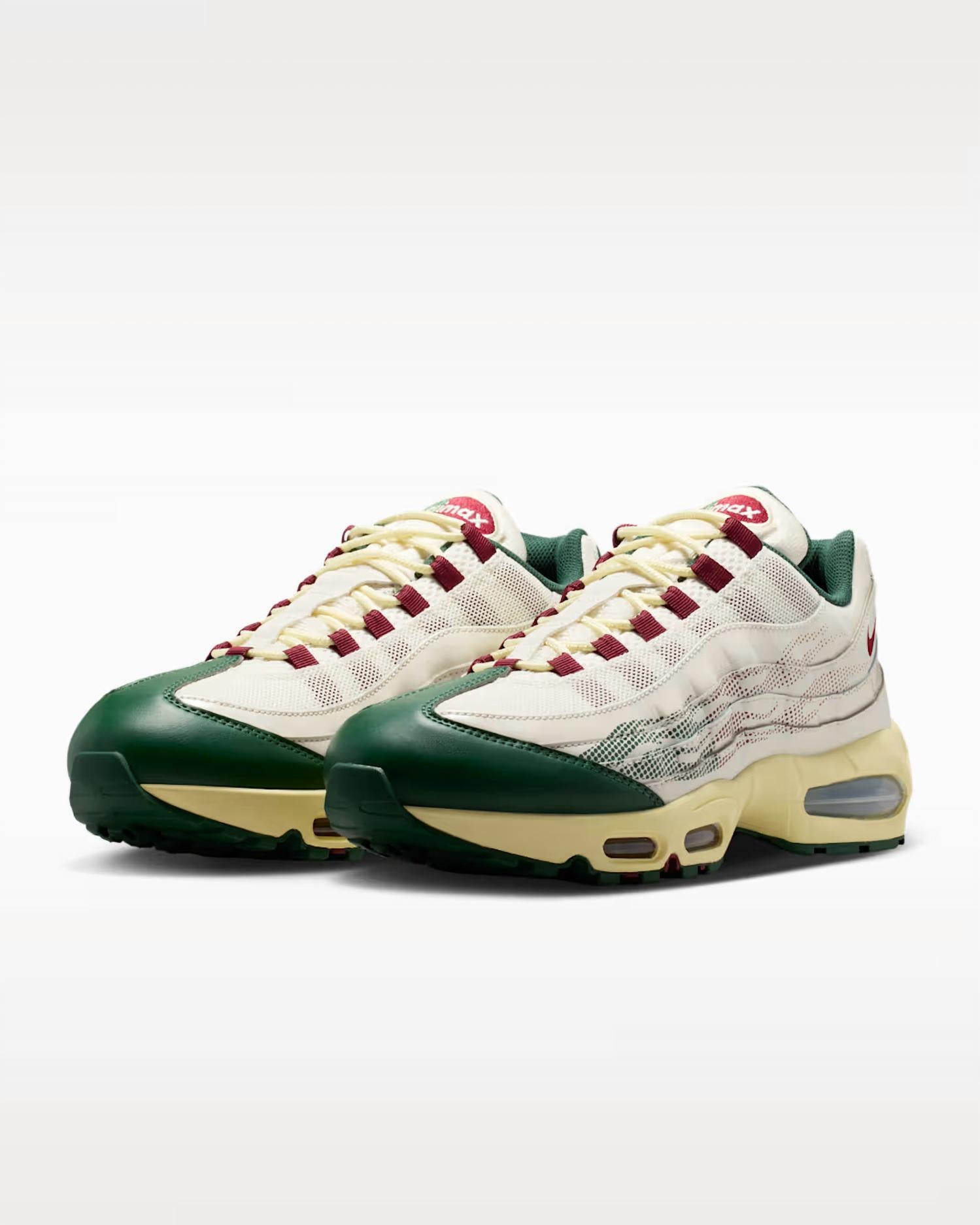 Men's Air Max 95 Big Bubble Se Mexico Shoes In Phantom/team Red-Fir-Alabaster