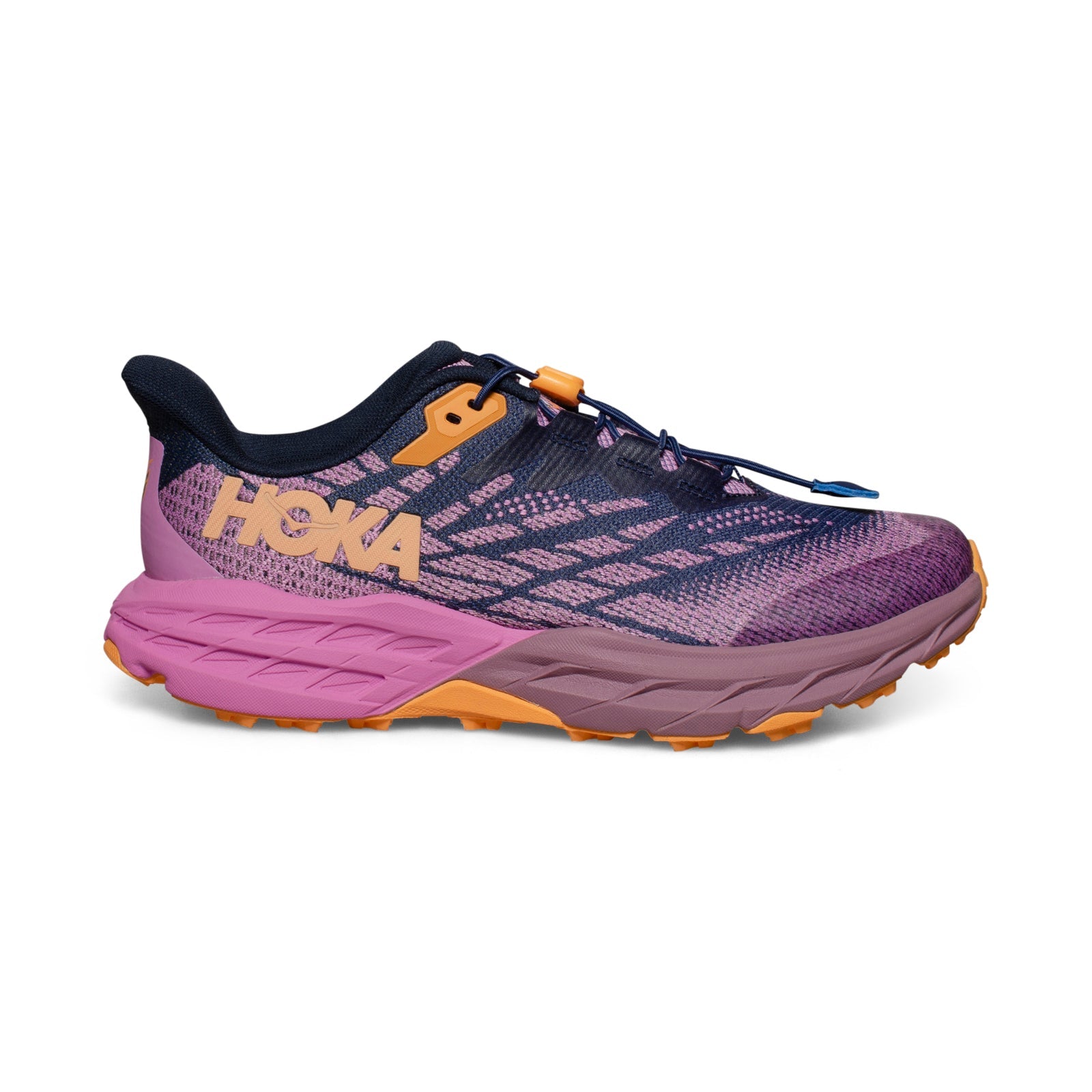 Hoka One One Speedgoat 5 Youth Bellwether Blue / Cyclamen Running Shoes - Youth