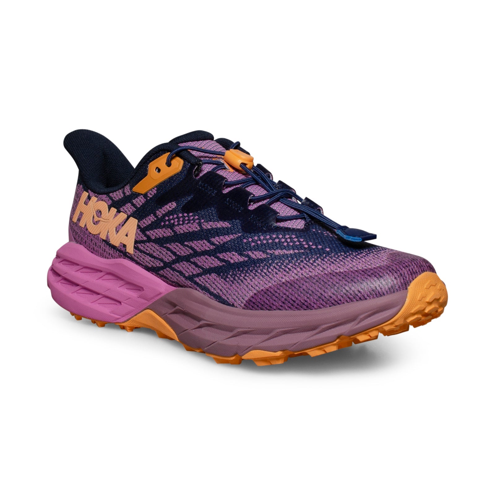 Hoka One One Speedgoat 5 Youth Bellwether Blue / Cyclamen Running Shoes - Youth