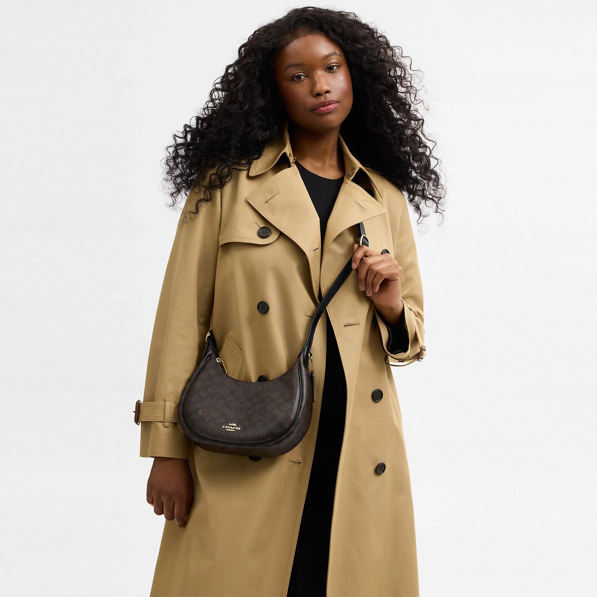 Coach Outlet Emily Shoulder Bag In Signature Canvas