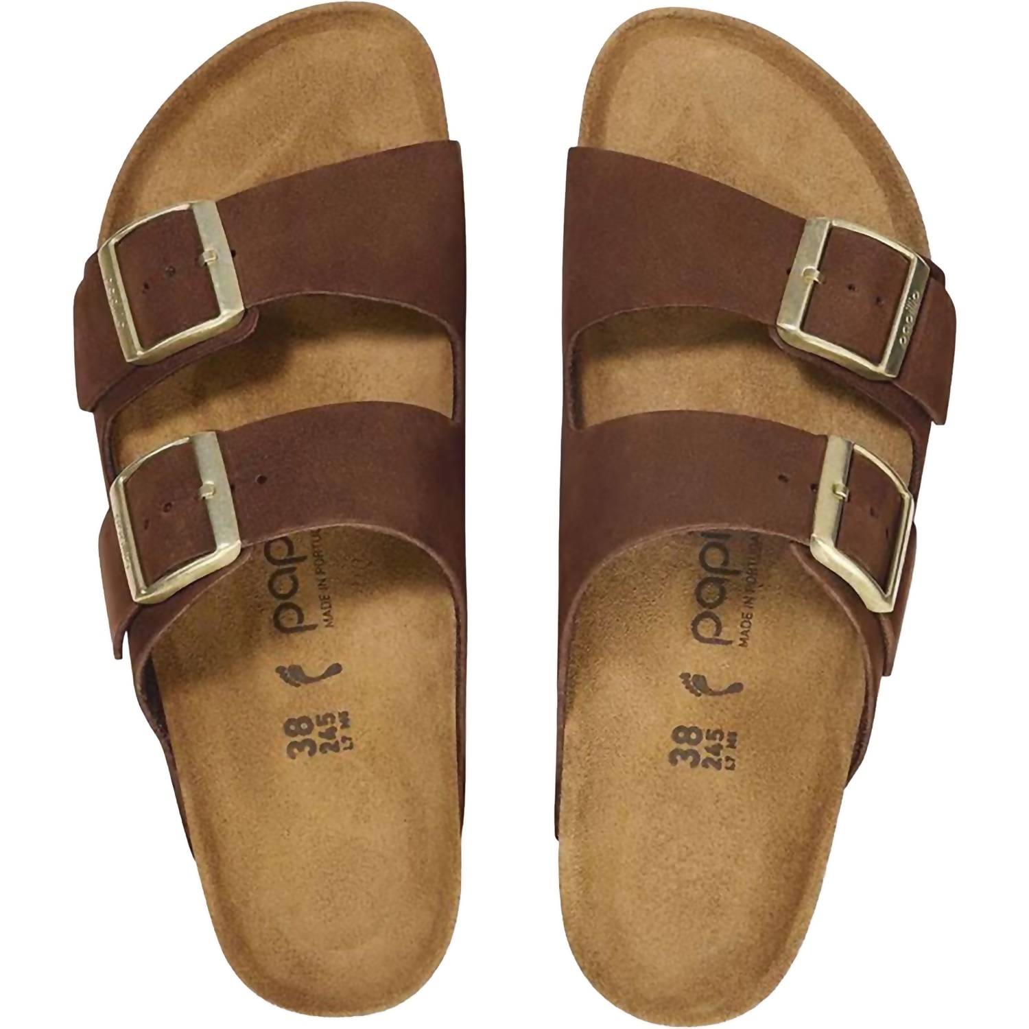 Women's Arizona Platform Sandals In Dark Tea