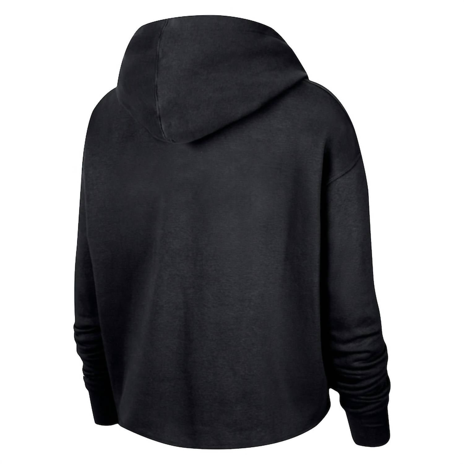 Women's Wnba Logowoman Team 13 Cropped Pullover Hoodie In Black