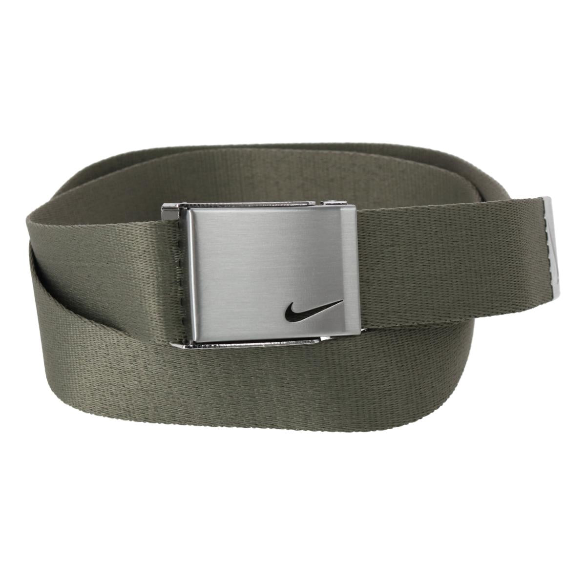 Men's 3-in-1 Web Belt Pack with Silver Buckle