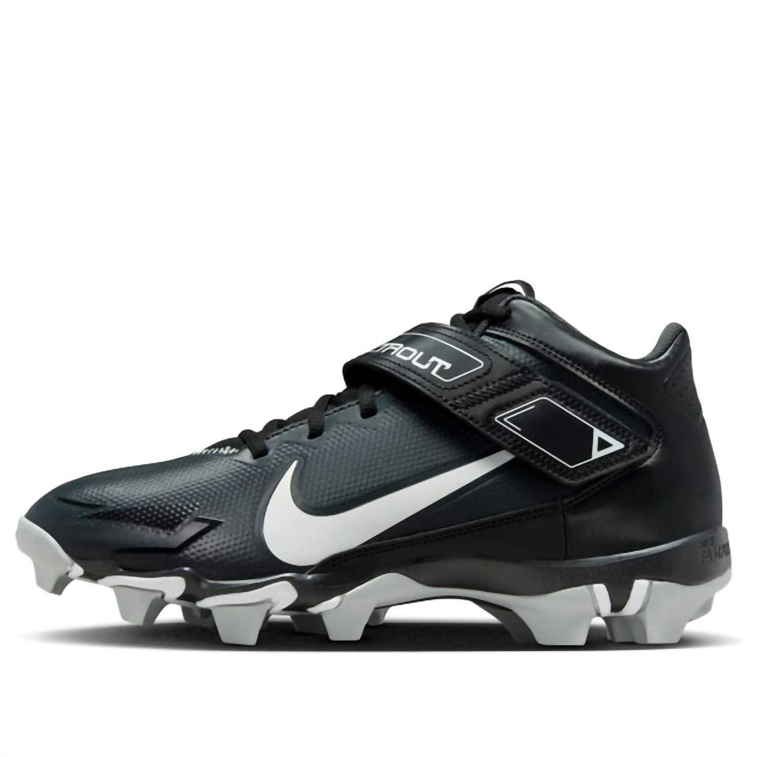 Men's Force Trout 8 Keystone Sneakers In Black/white/dark Smoke Grey